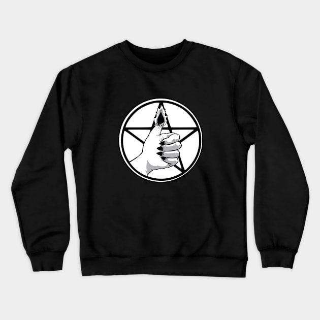 burning church thumb Crewneck Sweatshirt by yayzus